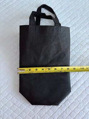Small Black Tote Bag - see pictures for measurements